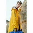 thumbnail image 1 of Long Poncho Imperméable en PU Unisexe Adulte Double Couche Extérieur pour une Personne, 1 of 6