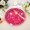thumbnail image 1 of Unbeatable Value,Paper Party Utensils Set, 100 Pieces, Biodegradable, Heart Design, For Valentine's Events, Disposable Tableware, Eco-Friendly, Gift Packaging, Bulk Serving Supplies | Paper, Pink, 1 of 6