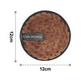 thumbnail image 2 of Almohadillas reutilizables de maquillaje suave para toda la piel, toallitas de microfibra para el rostro, mascarilla pesada, sombra de ojos, almohadillas de limpieza facial, base lavable Afortunado Sencillez, 2 of 5