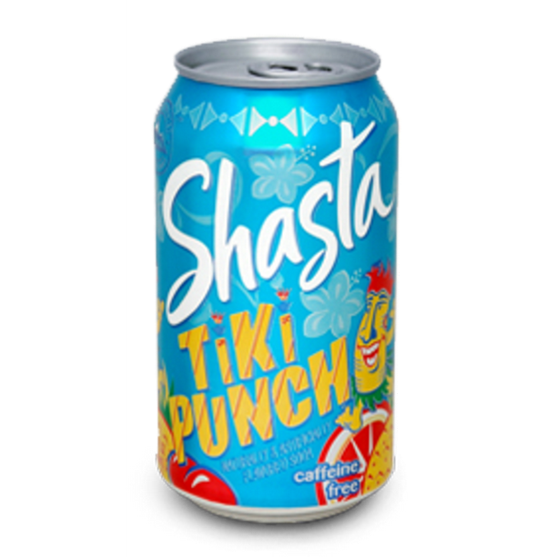 Shasta Tiki Punch, 12 Fl Oz, Quantity of 12