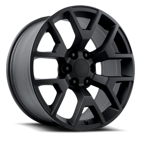 Topline Replicas - V1176 2014 GMC Sierra Satin Black Wheel (24x10 /6x5.5 /+31 Offset)