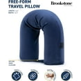 thumbnail image 3 of Brookstone Free-Form, Soft and Adjustable Travel Memory Foam Pillow for Neck and Lumbar Support, 3 of 7