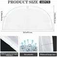 thumbnail image 2 of 10 fundas de hombro transparentes para ropa, protectores antipolvo, lavables y transparentes, para perchas de ropa, de plástico transpirable y con fuelle., 2 of 9