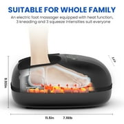Renpho Shiatsu Foot Massager with Heat for Neuropathy Tired Foot Blood Circulation, FSA HSA Eligible, Fathers Day Gifts for Dad Men, Black