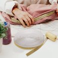thumbnail image 3 of 1 rollo de cinta elástica con purpurina metálica para coser, manualidades, banda elástica brillante para prendas y proyectos de bricolaje, correa de punto tejida ancha, 3 of 7