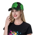 thumbnail image 5 of Fotbe St Patrick's day Pattern Baseball Cap, Adjustable Snapback Hats, Outdoor Baseball Hat for Men and Women Cotton Soft, 5 of 6