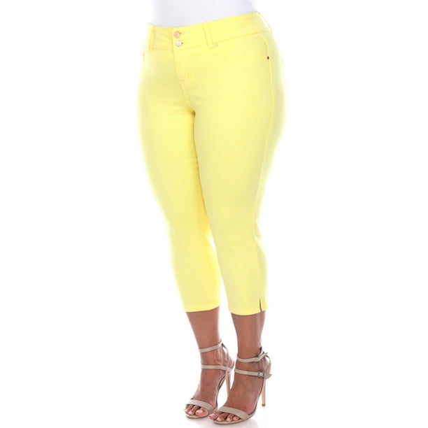 Plus size jean capris walmart sale