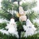 thumbnail image 4 of Piezas De Adornos Navideños Creativos Sincero Colgantes Para Niña Ángel De Peluche Mini Muñeca, 4 of 5
