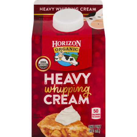 Horizon Organic Heavy Whipping Cream, Pint (Best Whipping Cream Brand)