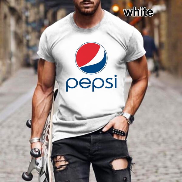 Camiseta Divertida De Moda Creativa 3D Pepsi Cool Camisetas Para Hombres/Mujeres Talla Grande S-5XL