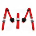 thumbnail image 1 of Kit de Ceinture de Sécurité de Banc Rétractable Rouge 3 Points avec 3 Ceintures pour 1974-1983 Jeep Cherokee, 1 of 1