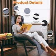 Massage Mat Full Body Massager Chair Pad 10 Vibration Motors & 9 Massage Modes Back Massager for Bed Massage Mattress Pad for Back Heating Pad with Auto Shut Off Gifts for Men Women Grey