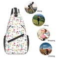 thumbnail image 5 of Lsque Summer Floral Pattern Cross Chest Bag Diagonally – Premium Durable Front Chest Sling with Adjustable Padded Strap, High-Capacity Storage, 5 of 8