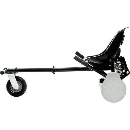 Jetson JetKart 2.0 Hoverboard Attachment, Ages 12  and Teens, Black, Fits Most Hoverboards (6.5"-10"), Adjustable