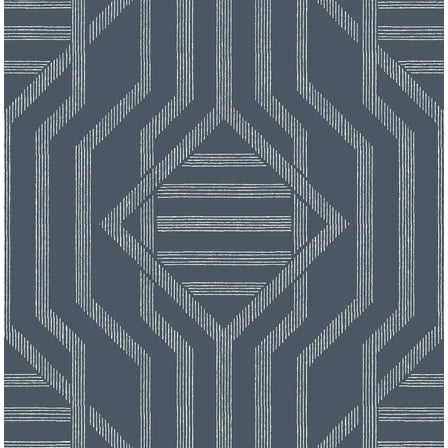 A-Street Prints Essex Navy Geometric Wallpaper