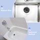 thumbnail image 5 of Tapón de desagüe para bañera de 1.69", tapón de fregadero de goma universal, plateado, 5 of 6