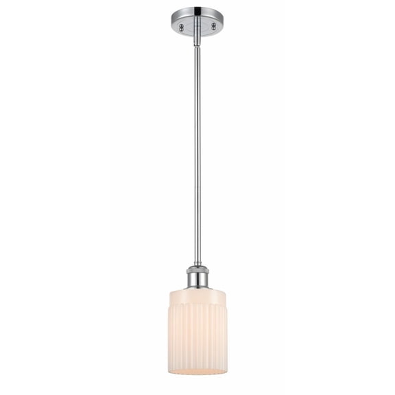 Innovations 516-1S-PC-G341-LED Hadley 1 Light Pendant part of the Ballston Collection, Polished Chrome