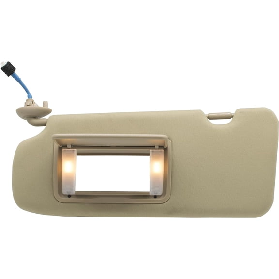 Driver Left Side Sun Visor Compatible with Honda CRV 2017 2018 2019 2020 2021 2022 Sunshade Number 83280TLAA12ZA Color: Beige