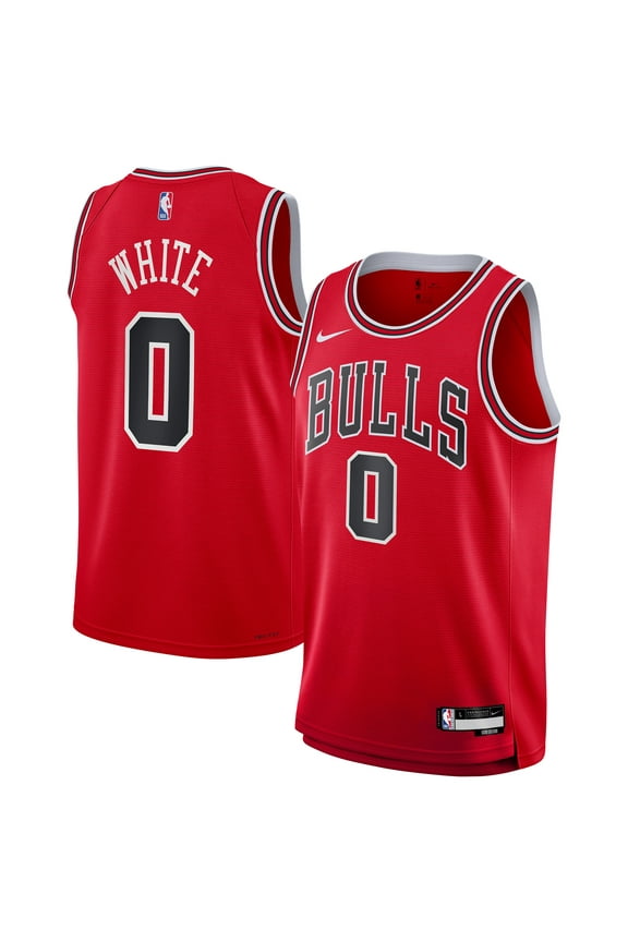 Youth  Coby White Red Chicago Bulls Swingman Jersey - Icon Edition