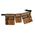 thumbnail image 4 of Bolsa de herramientas para cinturón con múltiples bolsillos, organizador para carpintero, bolso de cintura utilitario para hombre, 4 of 9