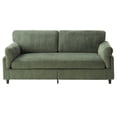 thumbnail image 2 of Lunale 82" Oversized Loveseat Sofa, Modern 2-Seater Cloud Couch for Living Room, Green Corduroy, 2 of 6