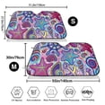 thumbnail image 3 of Haiem Cute Nautical Car Windshield Sun Shade - Blocks UV Rays Sun Visor Protector, Sunshade to Keep Your Vehicle Cool, Universal Fit SUV Van Sedan-, 3 of 7