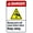 Warning Sign 5, variant on Moving Gate Will Cause Serious Injury Or Death Keep Clear Warning Sign, Gate Security Metal Sign - 8"x12" Custom Caution Decor for Business Home Road Yard Garage Street Wall