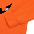 thumbnail image 5 of Chandails en Molleton Visage de Citrouille Halloween Femmes Mignon Pull Graphique Citrouille Décontracté Manches Longues Automne, 5 of 5