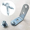 thumbnail image 1 of BEADCEST 20Ud Anclajes De Para Pared Hueca Con Pernos Y Flange Para Hogar Plata, 1 of 5