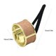 thumbnail image 3 of Sonducket Matte Hair Bands Round Frosted Snag Free Ponytail Ring Bobbles sin costuras para mujeres niñas accesorios de estilo Accesorio para el cabello Naranja, 3 of 6