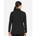 thumbnail image 3 of Devon & Jones DG410W Women's CrownLux Performance Windsor Welded Quarter-Zip Pullover-Black-L, 3 of 6
