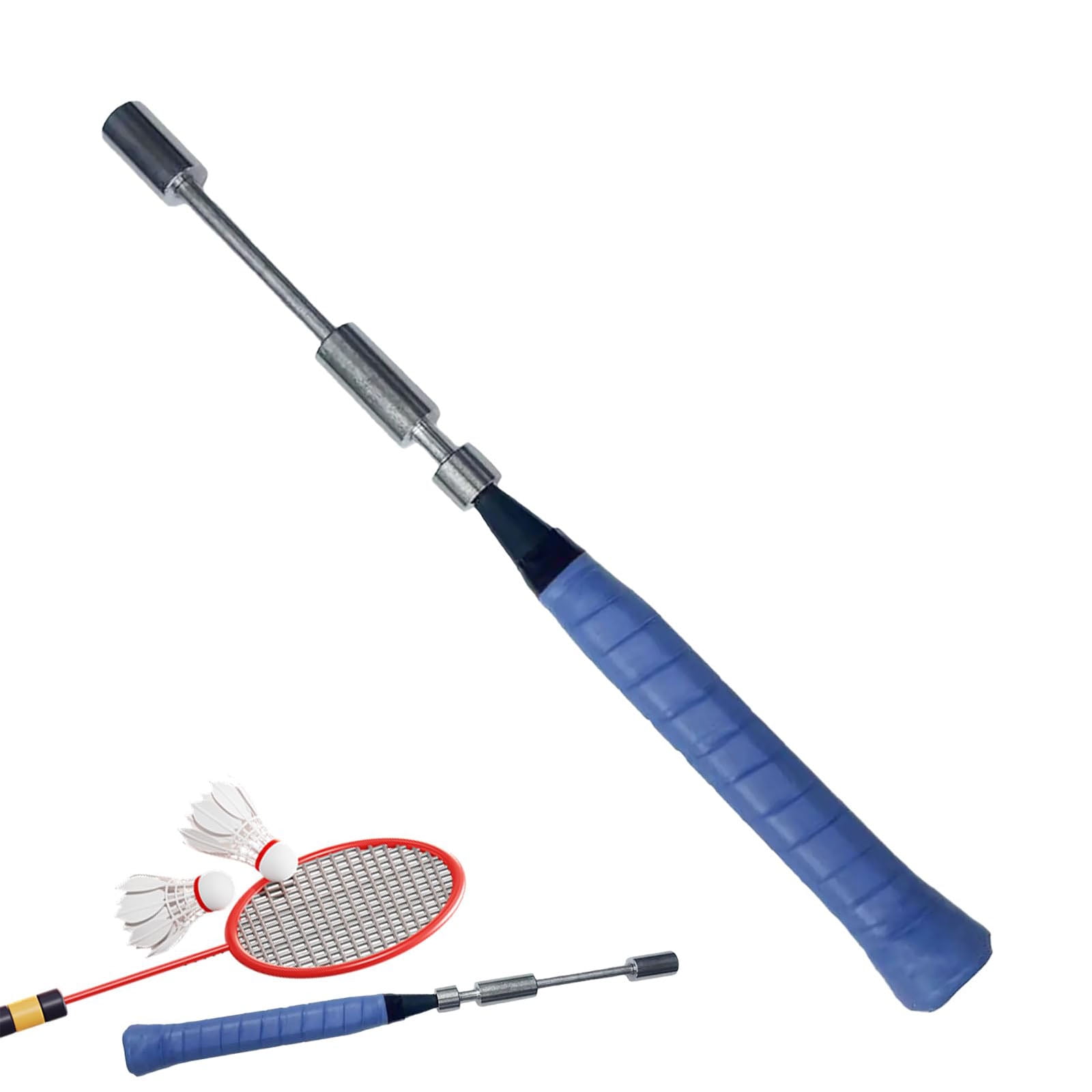 Badminton Swing Trainer with Adjustable Weight & Ergonomic Grip for Power Development