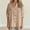 Khaki, variant on Njagoc3 Linen Button down Shirt Women Summer Fall Fashion Long Sleeve Cotton Gauze Tops Dressy Casual Work Blouse