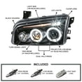 thumbnail image 3 of Spec-D Tuning Projector Headlights Black Compatible with 2006-2010 Dodge Charger, Left + Right Pair Headlamps Assembly, 3 of 7