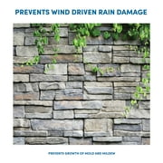 Rainguard Water Sealers Stone Sealer, Penetrating Protection Against Moisture Damage and Stains, For All Stone Surfaces, Silane/Siloxane Waterproofer, Natural Finish, Ready to Use, 1 Gallon