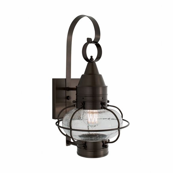1513-BR-SE-Norwell Lighting-Classic Onion - 1 Light Small Outdoor Wall Mount In Traditional and Classic Style-16 Inches Tall and 9 Inches Wide-Bronze