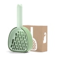 thumbnail image 1 of Pet Litter Scooper Plastic - Puppy Poop Shovel Kitten Litter Scoop with Holder, 1 of 7