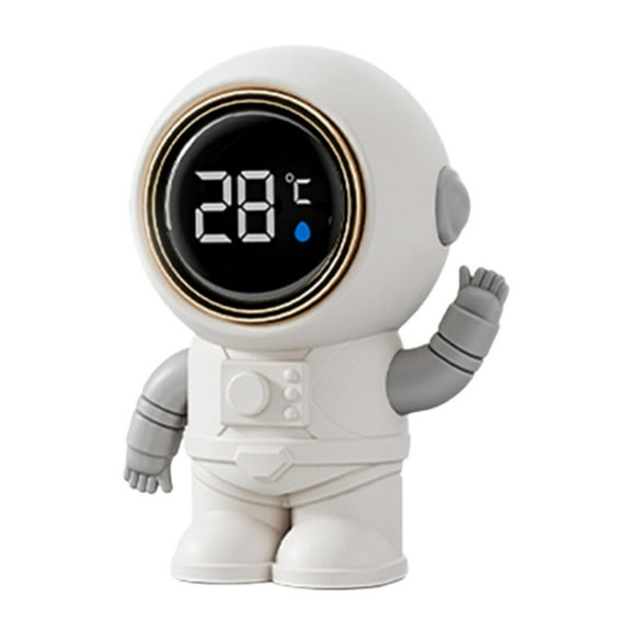 Kuntesetty Baby Bath Thermometer Electronic Cartoon Household Sensitive Accurate Water Temperature Gauge Toy for Bathtub Bathroom Infant Astronaut
