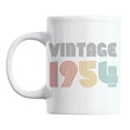 thumbnail image 1 of Vintage 1954, Year of Birth or Birthday White Ceramic Coffee & Tea Mug (11oz), 1 of 6