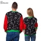 thumbnail image 3 of Sudadera de calavera de Papá Noel para hombres y mujeres, jersey de cuello redondo, Top de gran tamaño, estampado 3D, ropa de calle Hip Hop, ropa de Halloween y Navidad, 3 of 4