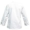 thumbnail image 2 of NATURAL UNIFORMS UNISEX LONG SLEEVED CHEF COAT, 2 of 2
