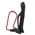 thumbnail image 2 of Soporte para botella de bicicleta ajustable de aleación de aluminio NikouMX negro azul rojo, 2 of 8