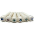 thumbnail image 1 of Crosby Unslotted Pure Bone Bridge Pins with Abalone Dot Inlay for 6 & 12 String Acoustic Guitar, 1 of 9