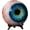 Blue, variant on Horror Monster Eye Statue – Realistic Resin Demon Figurine, Creepy Decor for Home, Desk, Shelf Display