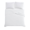 thumbnail image 4 of Cannon Oversized 100% Cotton Percale Quilt Set White Cotton 3-Piece Full/Queen Quilt Set, solid color themed, for Men and Women, OEKO-TEX Certified Confidence, 4 of 6