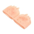 thumbnail image 2 of Toe Separator, Forefoot Pads, Five Hole Honeycomb Silicone Toe Splitter for Hallux Valgus, Overlapping Toes Relief, Breathable Soft Flexible Silicone Orthosis for Daily Use and Pressure Relief, 2 of 9
