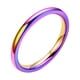 thumbnail image 2 of Anillos para mujer, regalos para mujer, anillo de cola de mujer pulido a mano de 2 mm, anillo de pareja, 1 pieza, 2 of 4
