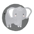 thumbnail image 2 of Animaux Bébé pour Chambre de Bébé Rond Éducatif Chaud Doux Tapis d'Activité Éléphant, 2 of 8
