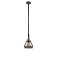 thumbnail image 2 of Innovations Lighting 206 Fulton Fulton 7" Wide Adjustable Mini Pendant - Black / Antique, 2 of 7