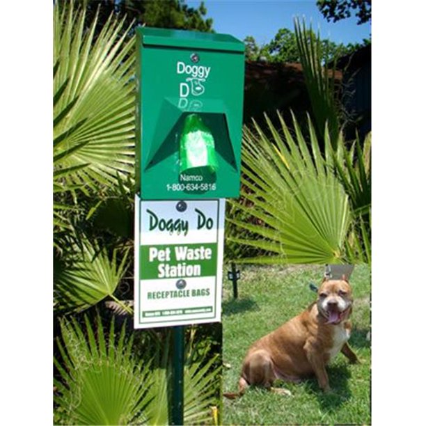 Namco 2129 Doggy Do Pet Waste Station Complete Without Pole Walmart